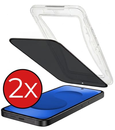 Privacy Screenprotector - 2 Stuks - Geschikt voor Samsung Galaxy S25 Ultra - Met Installatie Kit - Beschermglas - Anti-Spy - Flexibel Glas - Tempered Glass - Screen Protector