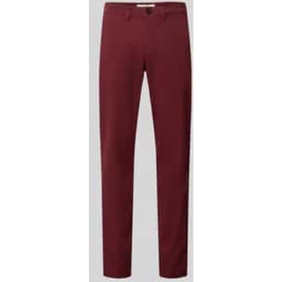 slim fit chino van katoenmix model 'GABARDINE'