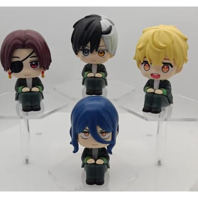 4 stuks/set LK Anime WIND BREAKER Leuke PVC Actiefiguren Speelgoed 8cm no box gray