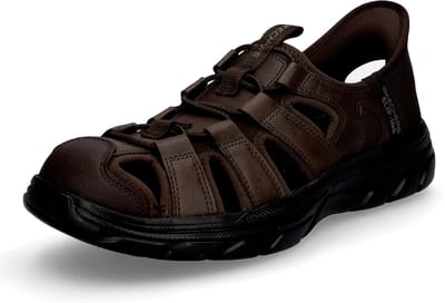 Skechers herensandaal Revolted Ss Vartan bruin