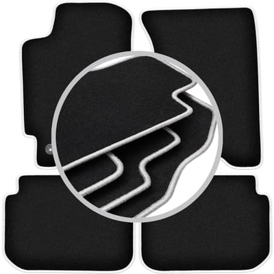 CARLUX-SILVER automatten voor: Subaru Impreza GC met ventilatieroosters hatchback, sedan, stationwagen (1992-2001)