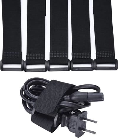 CHPN - Klittenband Kabelbinders - Herbruikbaar - Met Lusje - 20cm - Kabels bijeen binden - Geordende kabels - Tiewraps - Herbruikbaar