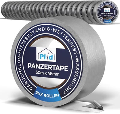 Extra Sterke Zilveren Pantsertape 24 Rollen Waterdicht voor Binnen en Buiten