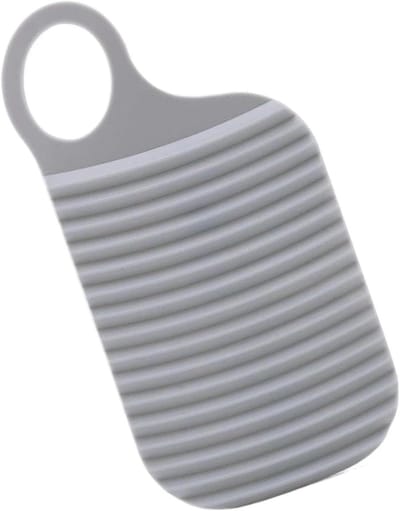 Draagbaar Wasbord - Handwas Plank - Efficiënt Wassen - Antislip Ontwerp - 18.5 cm - Grijs