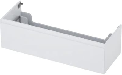 INK - Onderkast 1 Lade Greeploos Gelakt 45gr - 1200x450x350 Mm - Hoogglans Wit