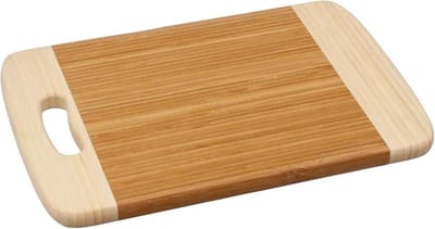 Secret de Gourmet Snijplank - met handvat - 30 x 20 cm - bamboe hout - Serveerplank - Broodplank