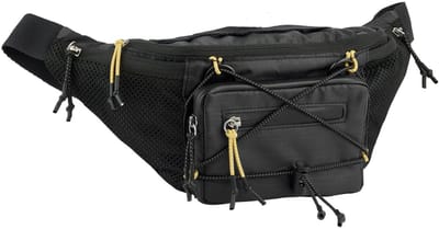 camel active Shores heuptasje met reflecterende details - Maat menswear-S - Zwart
