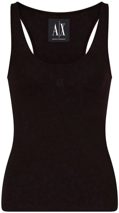 Armani Exchange Xw000829_af13729 Mouwloos T-shirt Zwart M Vrouw