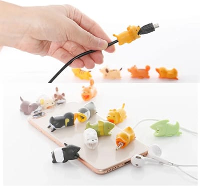 CHPN - Kabelbeschermer - Kabelbijter - Dieren - Set van 2 stuks - Bescherm jouw kabel tegen een knik - Kabeldier - Beschermer voor jouw kabel