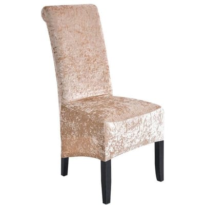 Fluwelen Pluche Xl Eetkamerstoelhoezen, Stretch Stoelhoes, Spandex Hoge Stoelen Protector Covers Zetel Hoes Met Elastiek 1 piece