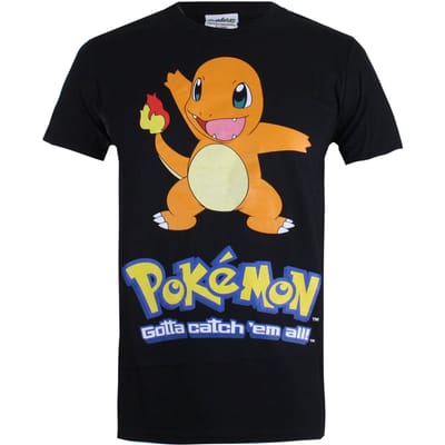 Pokemon Charmander Heren T-Shirt - Zwart - M
