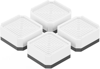 Set van 4 Verhogers voor Wasmachine, Droger en Meubels - Anti-Vibratie Voeten (1-Laags 4cm)