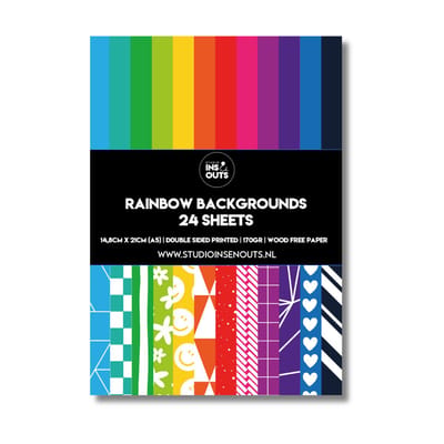 Studio Ins & Outs Paper pack - Rainbow