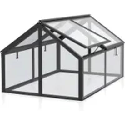 Vitavia Tuinkas Jordi - Veiligheidsglas - Zwart - 89x124x71cm