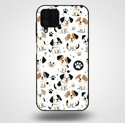 Smartphonica Telefoonhoesje voor Samsung Galaxy A22 4G met honden opdruk - TPU backcover case honden design geschikt voor Samsung Galaxy A22 4G