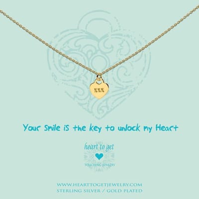 Heart to get - Hartjes Slot - Ketting - Goudkleurig