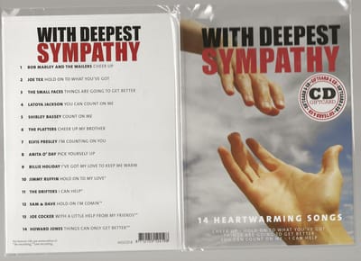 Medeleven wenskaart met volle cd