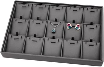 Sieraden Organizer - Sieradenrek - Sieraden Opbergen - Meerdere Compartimenten - 32x215 cm - Zwart