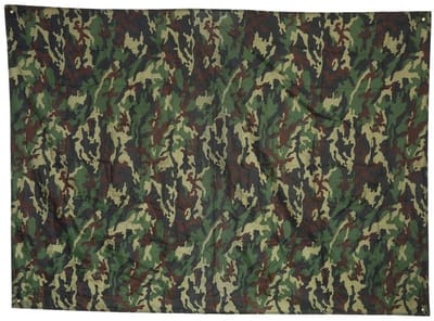 Cosensi - Tent Tarpaulin - Waterdichte Tarp - 3 x 3m - Camouflage - Bescherming tegen UV-straling - Geschikt voor camping en outdoor activiteiten