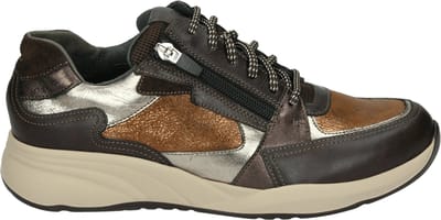 Durea - 6295 H - Lage sneakersDames sneakers - Kleur: Bruin - Maat: 41