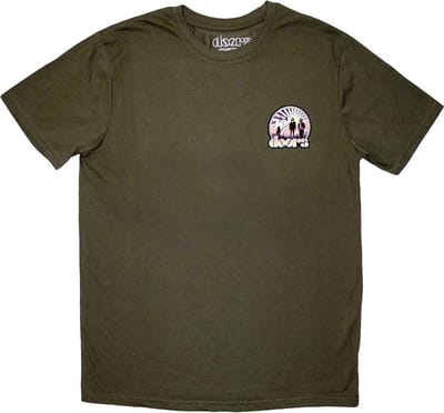 The Doors - Mini Sunrise Heren T-shirt - S - Groen