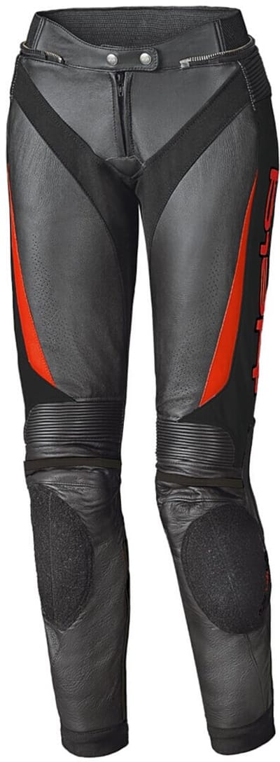 HELD LANE II Sport Motorbroek dames Zwart-NEON-Rood 40
