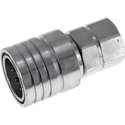 Stalen DN 25 Hydraulische Koppeling Snelkoppeling G 1 inch Binnendraad ISO 7241-1 A D 34.3mm