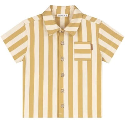 Prénatal peuter blouse - Jongens - Geel - Maat 92
