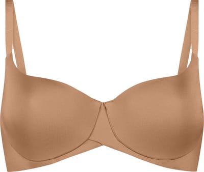 Hunkemöller Dames Lingerie Voorgevormde beugel bh Smooth - Bruin - maat C70