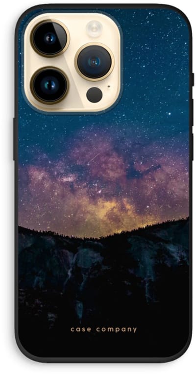 Case Company® - Hoesje geschikt voor iPhone 14 Pro hoesje - Travel to space - Biologisch Afbreekbaar Telefoonhoesje - Bescherming alle Kanten en Schermrand