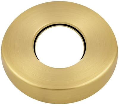 DutchLine - Losse Rozet T.B.V Luxe Sifon / Vloerbuis – Geborsteld Messing Goud