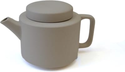 Floz Design luxe theepot - keramiek theepot - matte tint - zandkleurig - 950 ml - fairtrade