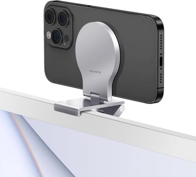 Continuity Camera Bevestigingssteun voor iMac en Desktop Monitor, Compatibel met iPhone Webcam en Mag-Safe Bevestiging