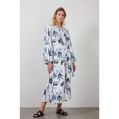 DIDI Dress Divine Offwhite Ambiance Print Größe: 38 | Maxikleider Outlet | Damen | Weiß