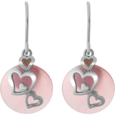 Orphelia Dames 925 Sterling Zilveren Hangoorbellen - Zilver ZO-5195