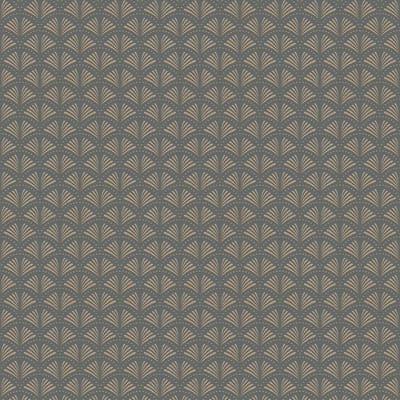 Grafisch behang Profhome 379573-GU vliesbehang licht gestructureerd design glanzend grijs goud zwart 5,33 m2