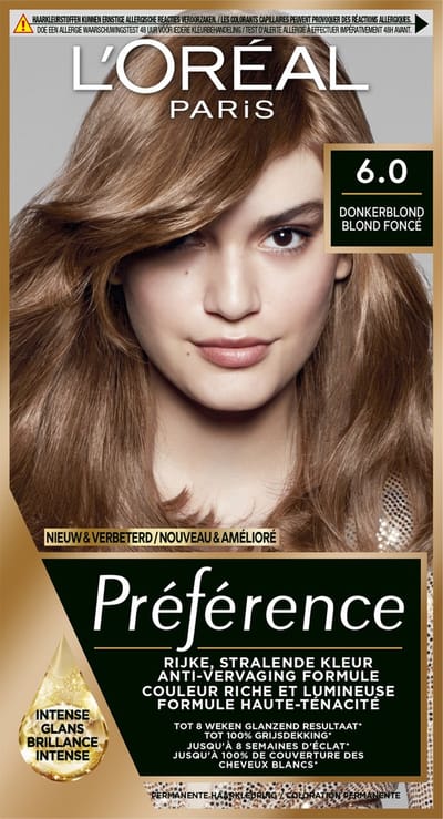 L'Oréal Paris Préférence Donkerblond 6 - Permanente Haarkleuring