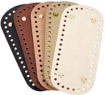 VT Goods - PU Lederen Tas Bottom Shaper - Handtas Bodem Pad - Ovale Bodem Plaat - 19,8x9,3 cm - Handig voor Breien - Geschikt voor Schoudertas