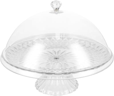 Elegante 30 cm Taartstandaard met Koepel en Pedestal voor Taarten en Desserts