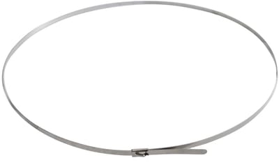 JHUBERS- Kabelbinders 10 stuks - Roestvrij Staal - Zuurbestendig - Breedte 4,6 mm - Lengte 100 cm - Maximale diameter 304 mm - Slangklemmen