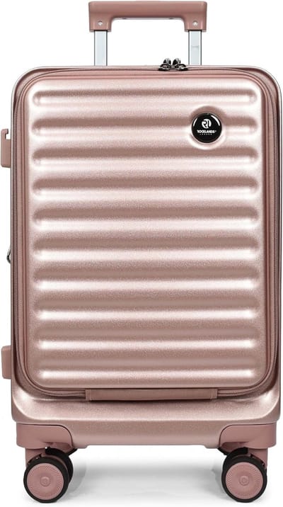 Koffer Spinner - Reisbagage - Stijlvol Reizen - TSA Slot - 54x34x25 cm - Rose Goud