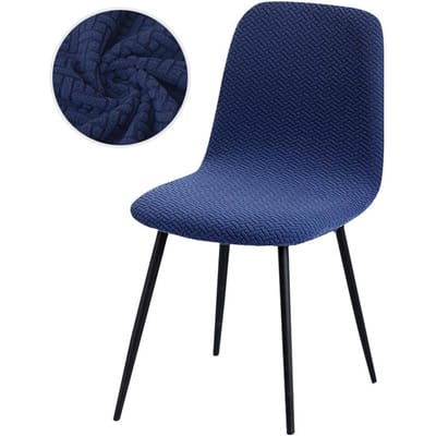 Hogere kwaliteit fluwelen stoelhoes 1/2/4/6 stuks rekbare stoelhoes voor eetkamer 2 soorten stoffen stoelhoes voor thuis 1 Piece