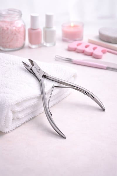 Belux Surgical Instruments / Nageltang gebogen met dubbel scharnier Voor Harde Teennagels 12 cm