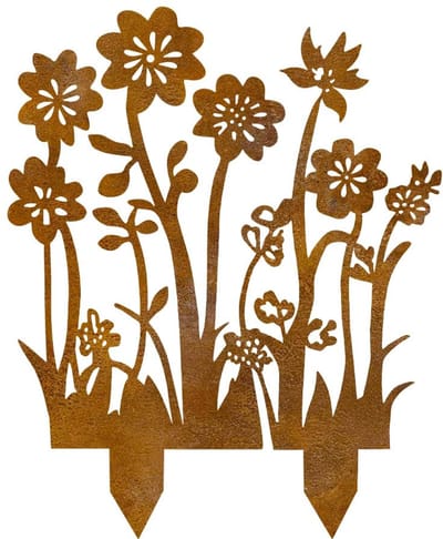 Tuindecoratie voor buiten, tuindecoratie, weerbestendig, tuinsteker, accessoires, roest, tuinsteker, decoratie, tuinfiguren, tuinaccessoires, metaal, tuindecoratie, roestdecoratie, roestlook