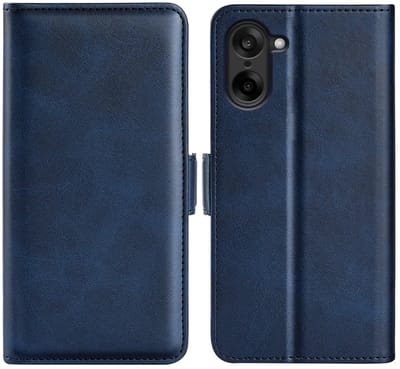 MobyDefend Hoesje - Geschikt voor OnePlus Nord CE 5 - Luxe Wallet Book Case (Sluiting Zijkant) - Blauw