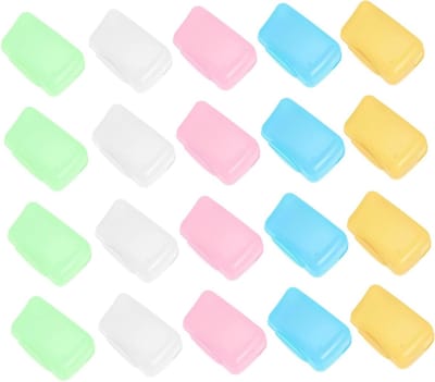 Tandenborstel Beschermhoezen - Reis Tandenborstel - Hygiëne Onderweg - Lichtgewicht Ontwerp - 100 Stuks - Diverse Kleuren