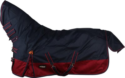 Epplejeck Outdoordeken Epplejeck Junior Full Neck 300gr Donkerblauw-rood - 110/145