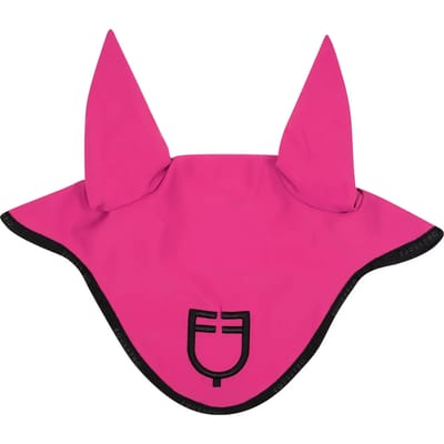 Korte muts van technische stof met logo Equestro