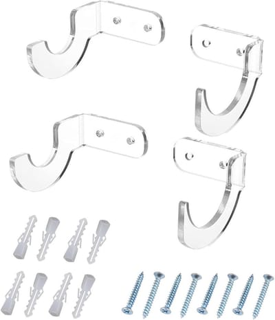 Wandrek - Display Houder - Voorwerpen Tonen - Stijlvol Acryl - 8x6x5 cm - Transparant
