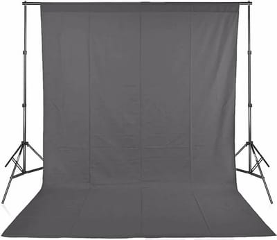 Fotografie Achtergrond Gladde Mousseline Katoen Grijs Scherm Chromakey Cromakey Achtergrond Doek Voor Fotostudio Video